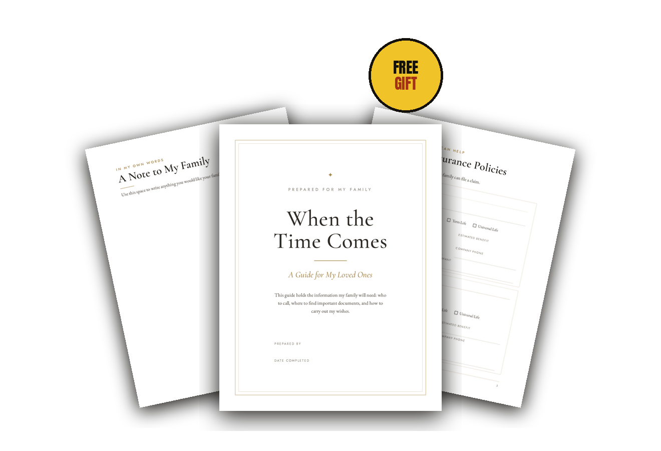 When the Time Comes, a premium end-of-life planning guide